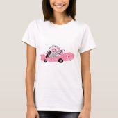 Roze Cadillac T-shirt (Voorkant)