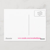 Roze Cairn Terrier Briefkaart (Achterkant)