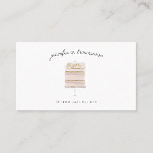 Roze cake bloemisterij bakkerij patisserie qr code visitekaartje