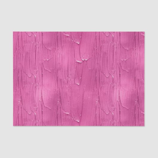 Roze Cake Frosting Chic Verjaardag Tissuepapier (Voorkant)