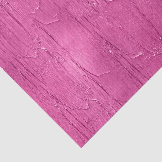 Roze Cake Frosting Chic Verjaardag Tissuepapier (Detail)