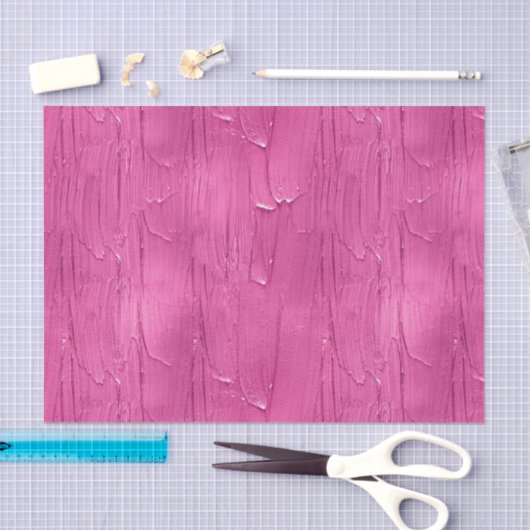 Roze Cake Frosting Chic Verjaardag Tissuepapier (Craft)