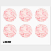 Roze cake frosting roos sticker (Vel)