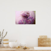 Roze cake met suikerfoto-poster poster (Keuken)