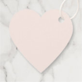 Roze cake mixer Bruidsuitnodiging Hart Bedankt Bedankjes Labels (Achterkant)