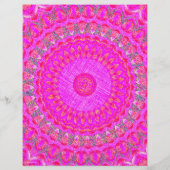 Roze caleidoscoop bulk scrapbookpapierpagina's flyer (Achterkant)