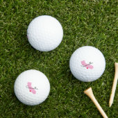 Roze Californische vorm Rode Hart Golfballen (Insitu Gras)