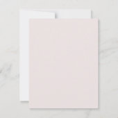 Roze Calla Lelie Bloemige Aankondiging (Achterkant)