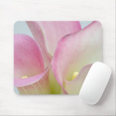 Roze Calla Lelies Muismat (Met muis)