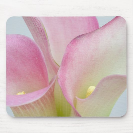Roze Calla Lelies Muismat (Voorkant)
