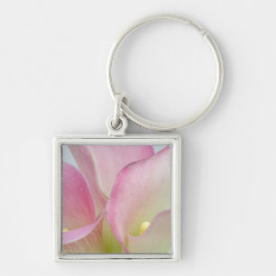 Roze Calla Lelies Sleutelhanger