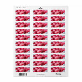 Roze Calla Lilies Etiket (Full Sheet)