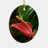 Roze Calla Lily Elegant Bloemen Keramisch Ornament (Rechts)