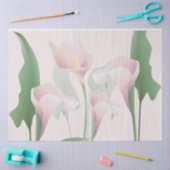 Roze Calla Lily Floral ontkoppeling Tissuepapier (Craft)
