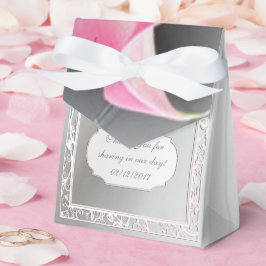 Roze Calla Lily Wedding Favor Box Bedankdoosjes
