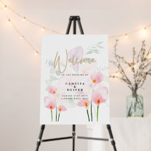 Roze Calla Lily Wedding Welkomstteken