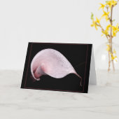 ROZE CALLA NOTECARD/BLANK KAART (Gele Bloem)