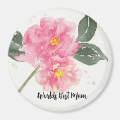  roze Camelia genoemd Magneet (Voorkant)