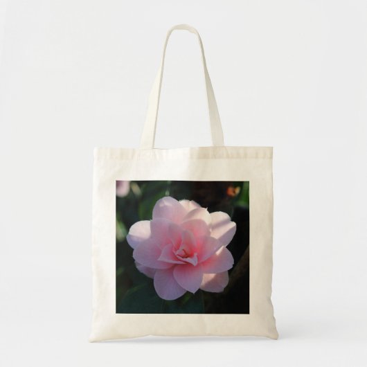 Roze Camelia Tote Bag (Voorkant)