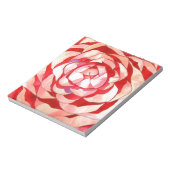 Roze Camellia abstract kunstschilderij Notitieblok (Linkerzijde)
