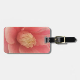 Roze Camellia Bagagelabel