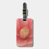 Roze Camellia Bagagelabel (Voorkant verticaal)