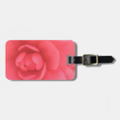 Roze Camellia Bagagelabel (Voorkant horizontaal)