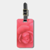 Roze Camellia Bagagelabel (Voorkant verticaal)