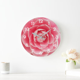 Roze Camellia Bloei Bloemstuk Grote Klok