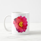 roze camellia bloem koffiemok (Links)