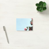 Roze Camellia-bloemen met blauwe hemel Post-it® Notes (Kantoor)