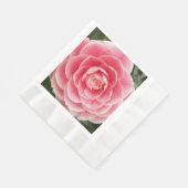 Roze Camellia Bloom Floral Servet (Hoek)