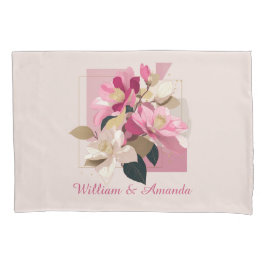 Roze Camellia Bloom Kussensloop