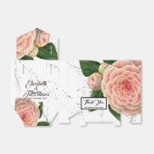 Roze Camellia bruiloft gunst doos Bedankdoosjes (Uitgevouwen)