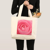Roze Camellia-Canvas tas (Voorkant (product))