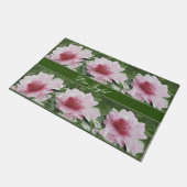 Roze Camellia Floral Vloermat Rug Deurmat (Schuin)
