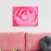 Roze Camellia Flower Canvas afdrukken (Insitu (Woonkamer))