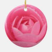  roze Camellia Flower Ornament (Achterkant)