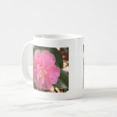 Roze Camellia Koffiemok (Voorkant links)