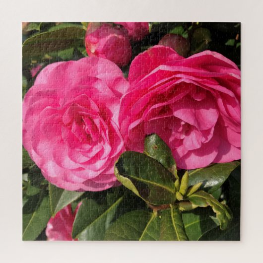 Roze Camellia Legpuzzel (Verticaal)