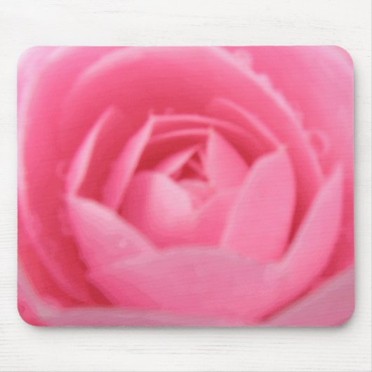 Roze Camellia Mousepad Muismat (Voorkant)