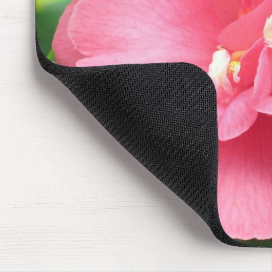 Roze Camellia Mousepad Muismat (Hoek)