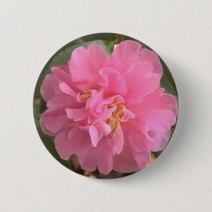 Roze Camellia Ronde Button 5,7 Cm