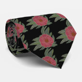 Roze Camellia Stropdas (Opgerold)