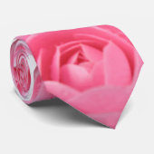 Roze Camellia-Stropdas Stropdas (Opgerold)