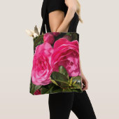 Roze Camellia Tote Bag (Dichtbij)