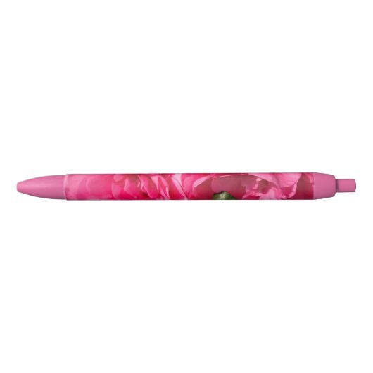 Roze Camellia Zwarte Inkt Pen (Voorkant)