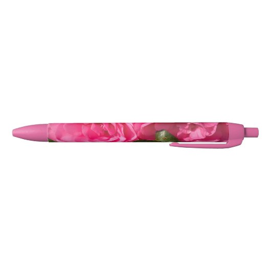 Roze Camellia Zwarte Inkt Pen (Bodem)