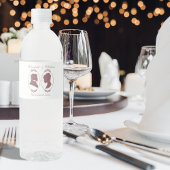 Roze Cameos Regency Waterfles Etiket