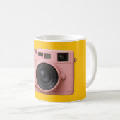 Roze camera mok! koffiemok (Voorkant rechts)
